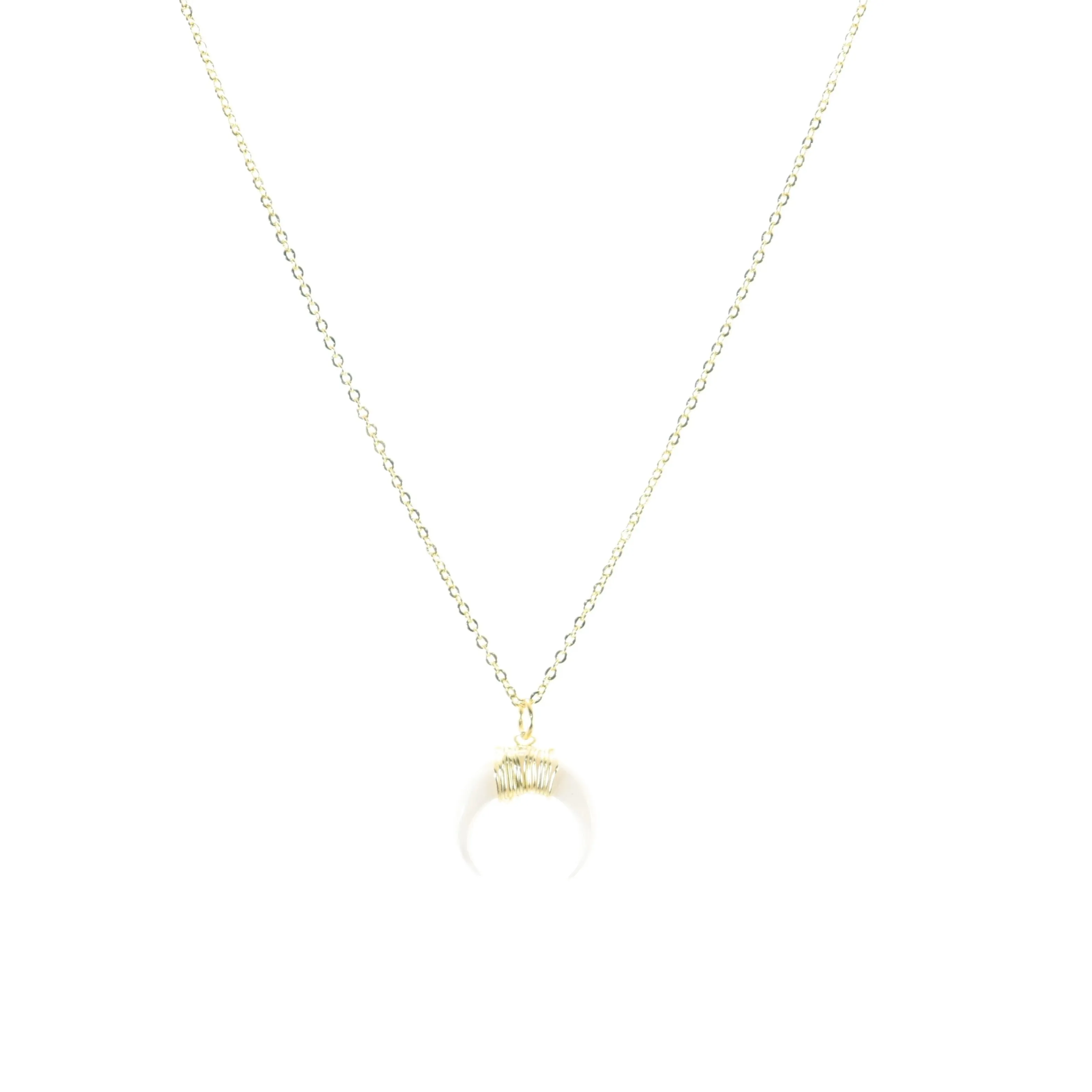 Crescent Moon - White