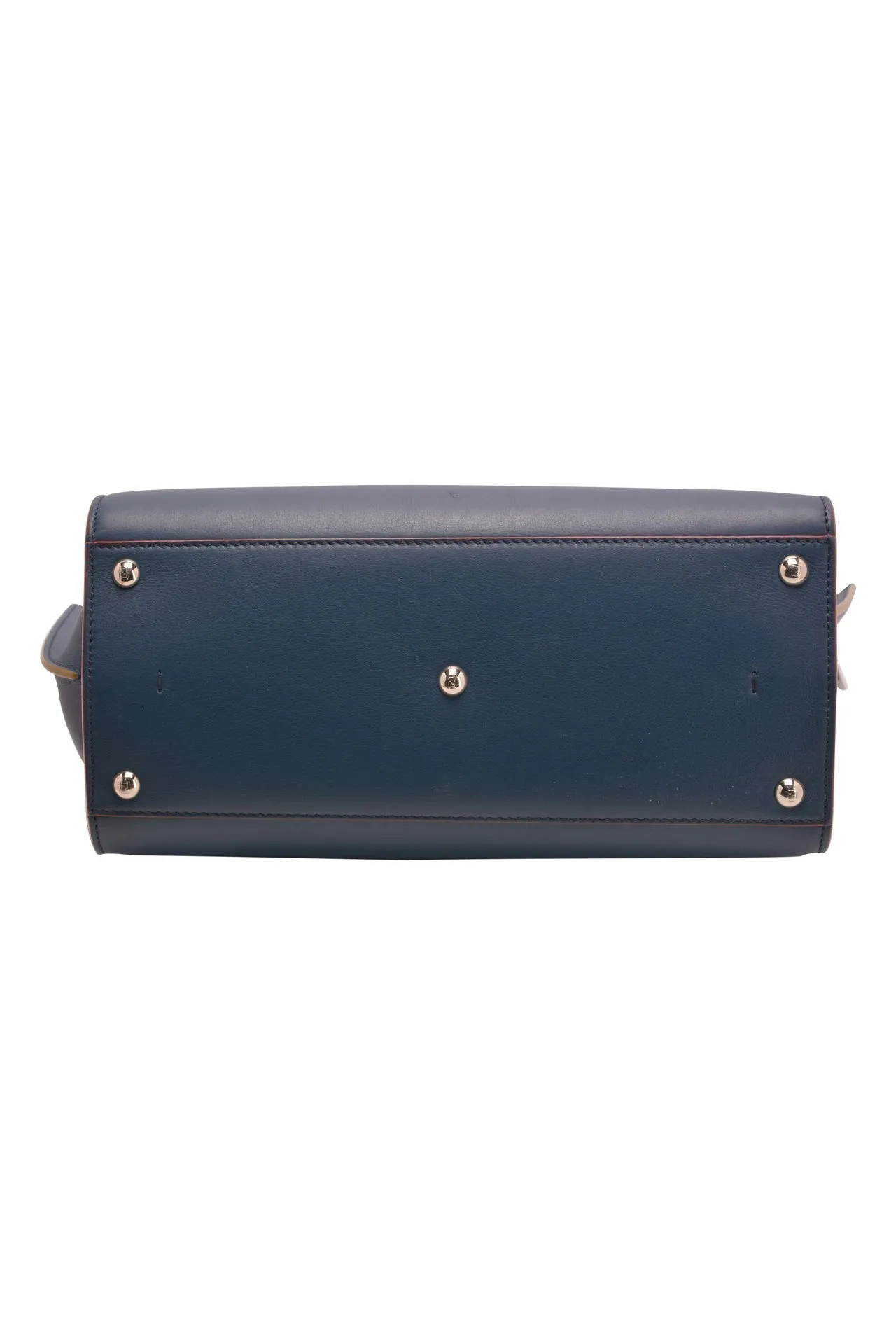 FENDI Blue Calfskin Large 3Jours Tote