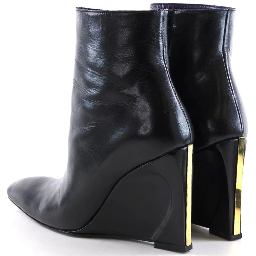 FENDI boots 604910 Calfskin black boots Women 36 Used