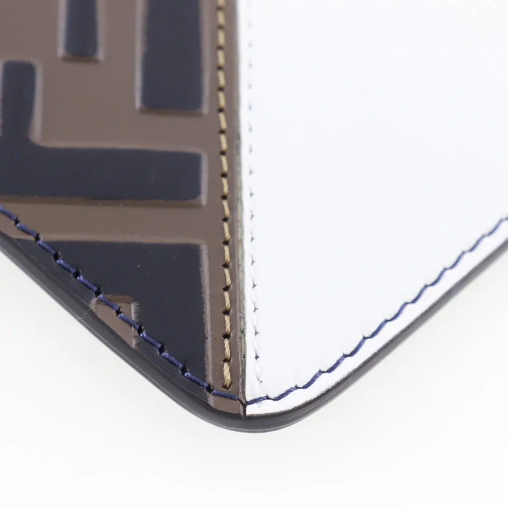 FENDI Clutch bag 8BS020 leather blue FILA collaboration Fendi Mania unisex(Unisex) Used