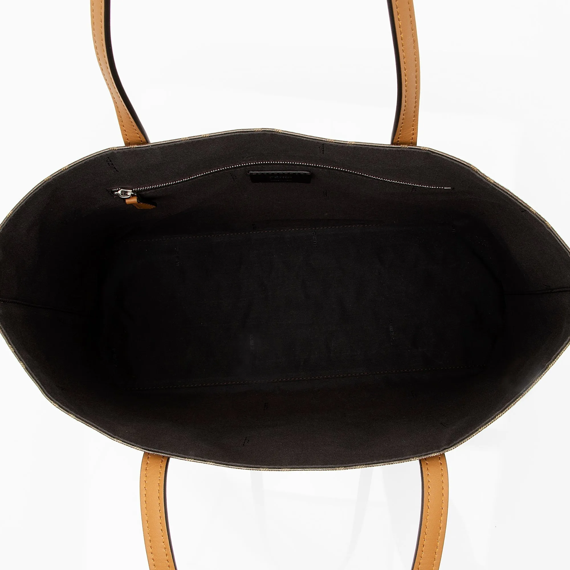 Fendi FF Spalmati Vetrificato Shopper Tote (SHF-23631)