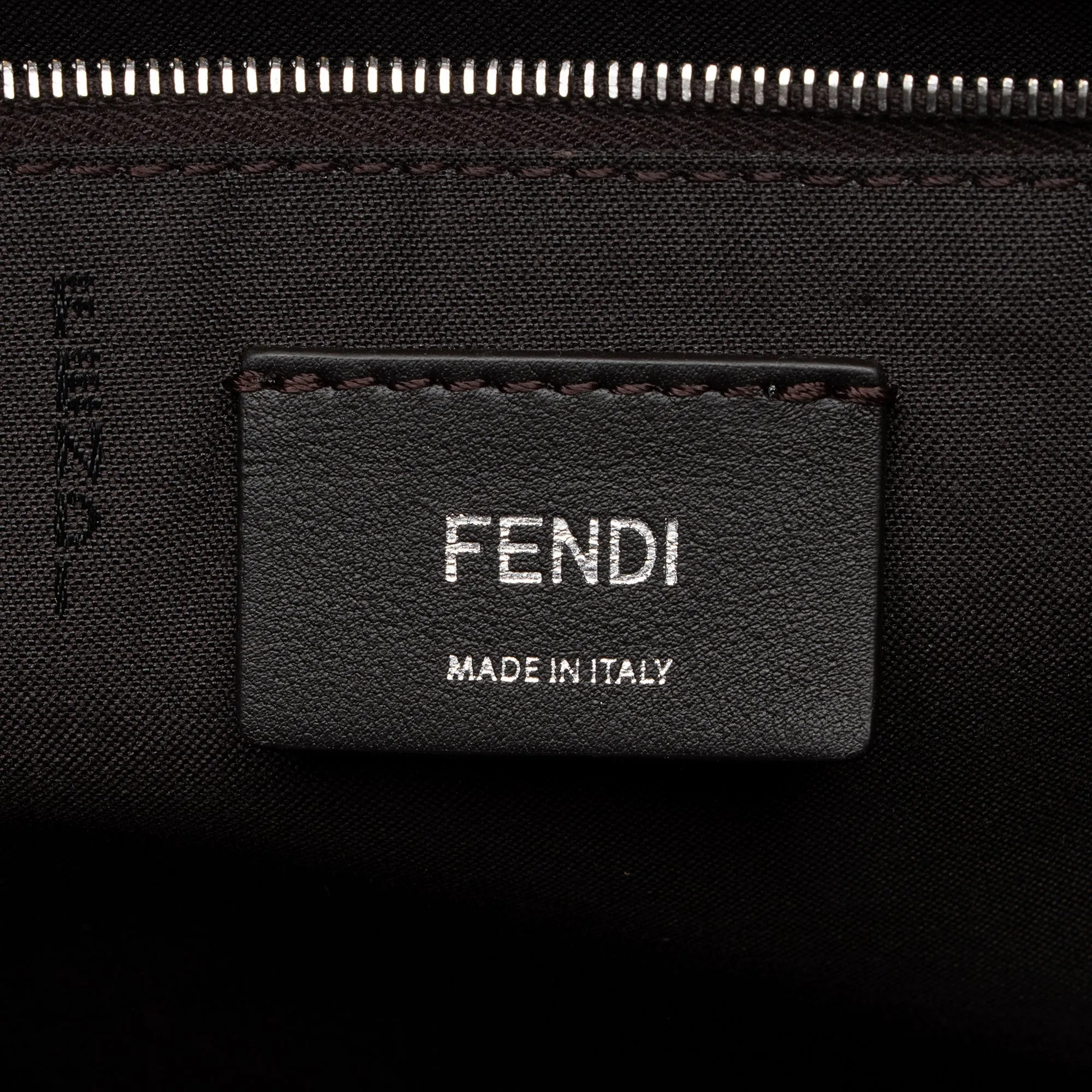 Fendi FF Spalmati Vetrificato Shopper Tote (SHF-23631)
