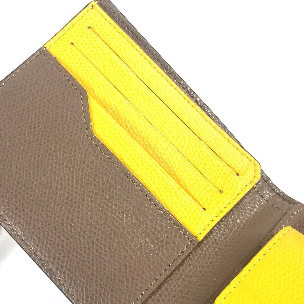 FENDI Folded wallet 7M0339 PVC / Leather Brown Zucca logo mens Used