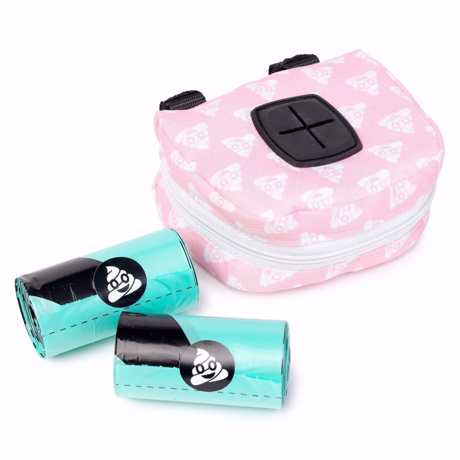 FuzzYard | Pink Emoji Poop Bag Dispenser