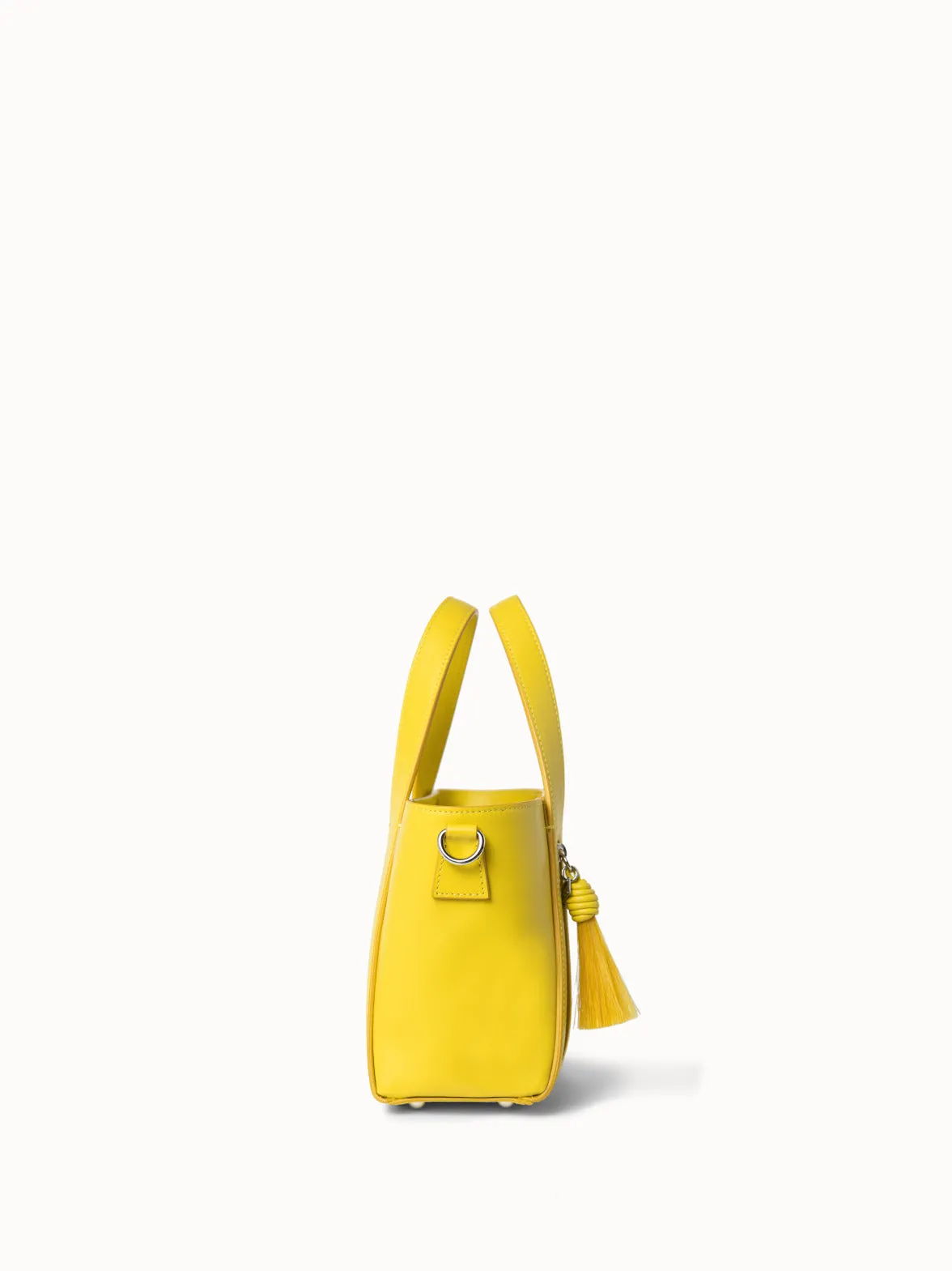 Kleine Alex-Tasche aus Nappakalbsleder mit abnehmbarem Schulterriemen und Rosshaar-Tassel