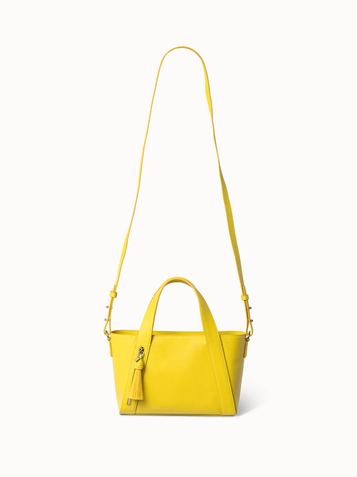 Kleine Alex-Tasche aus Nappakalbsleder mit abnehmbarem Schulterriemen und Rosshaar-Tassel