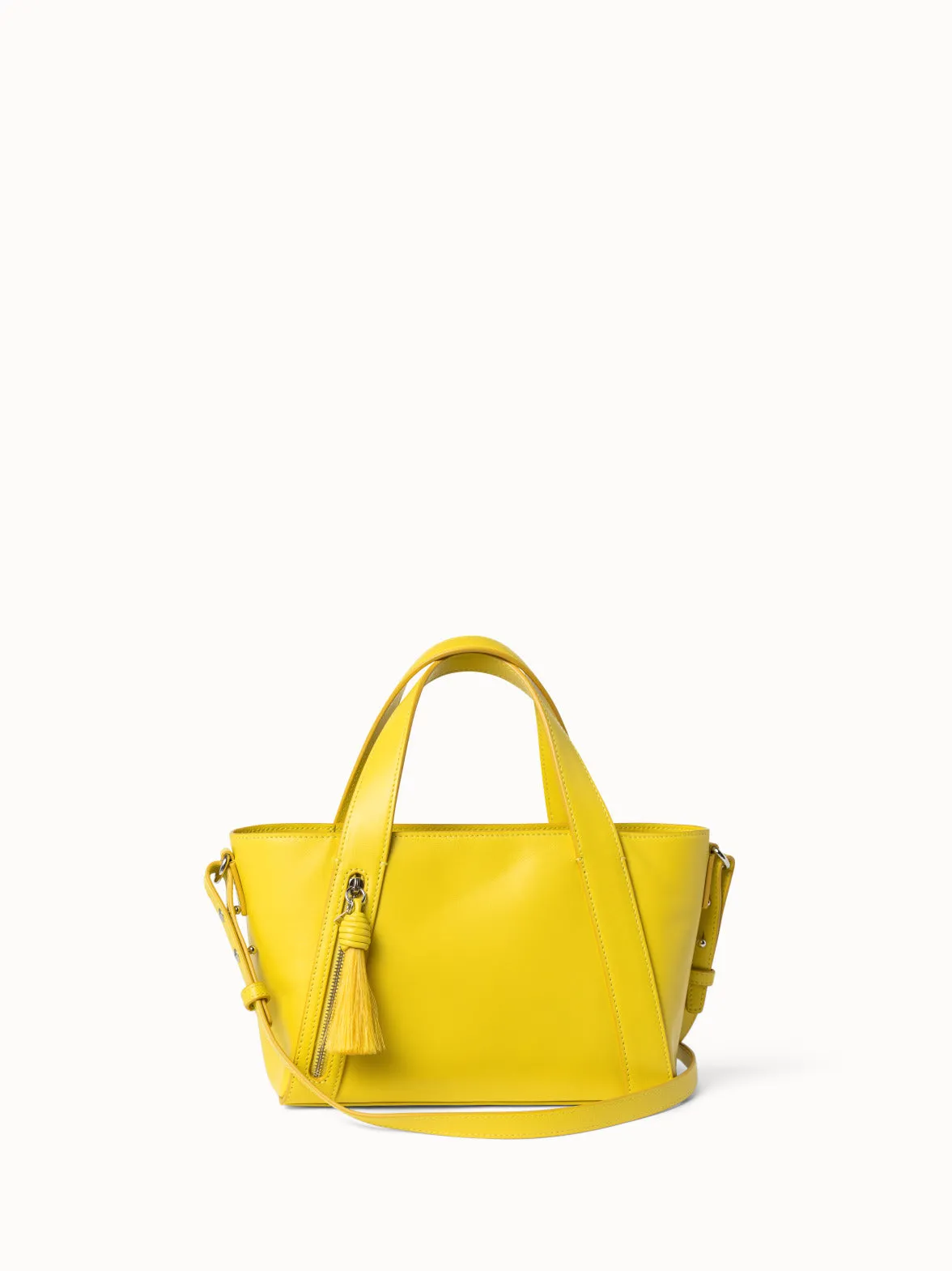 Kleine Alex-Tasche aus Nappakalbsleder mit abnehmbarem Schulterriemen und Rosshaar-Tassel
