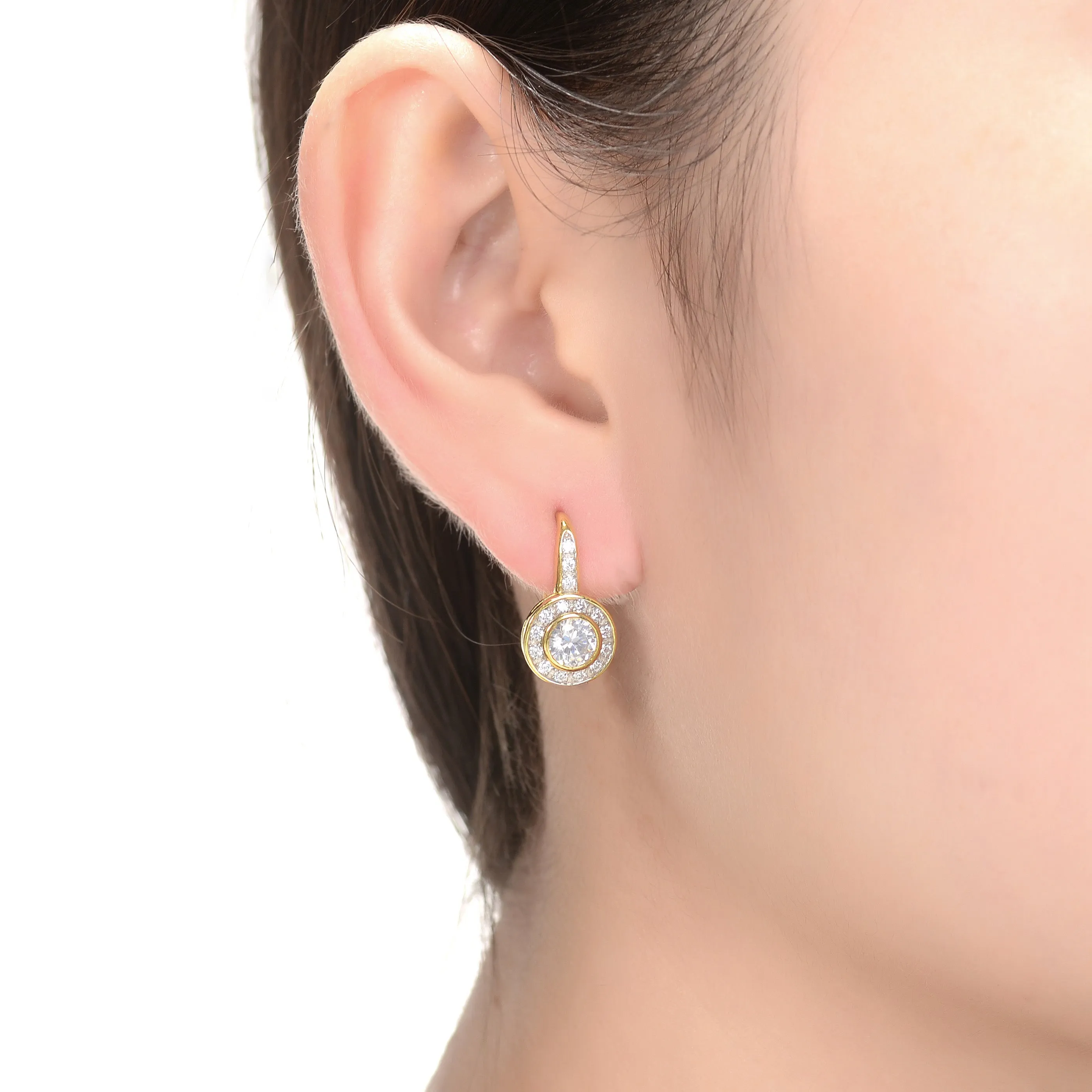 La Scène Round Drop Earrings