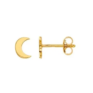 Mini Crescent Moon Earrings