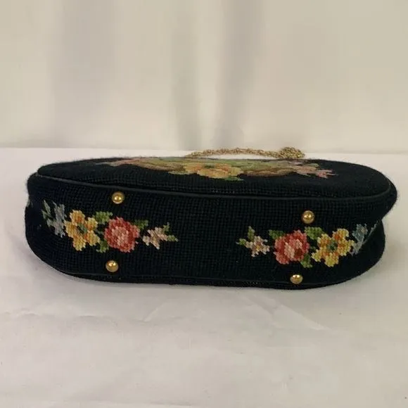 Vintage largehand embroidered bag